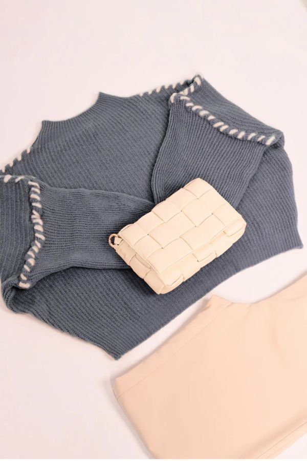 Noella Olli Knit Dark Grey Melange
